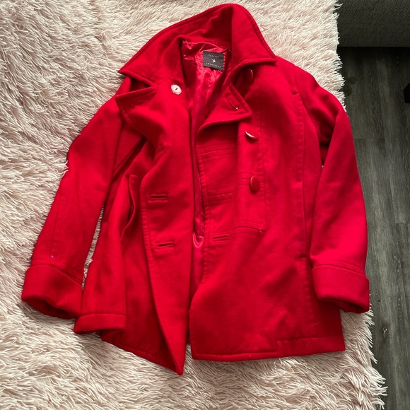 Forever 21 Jackets & Blazers - Forever 21 Red Coat ❤️